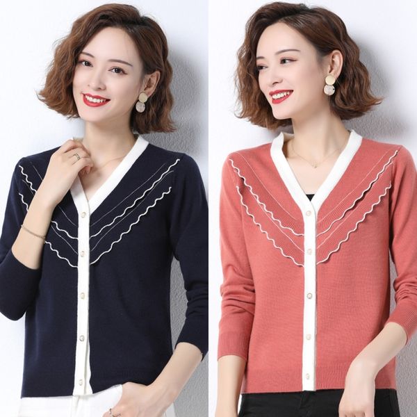 zw6la small coat sweater fragrant sweater knitted thin early autumn new style women's coat korean loose and versatile fashion foreign s, White;black
zw6la small coat sweater fragrant sweater knitted thin early autumn new style women's coat korean loose and versatile fashion foreign s, White;black