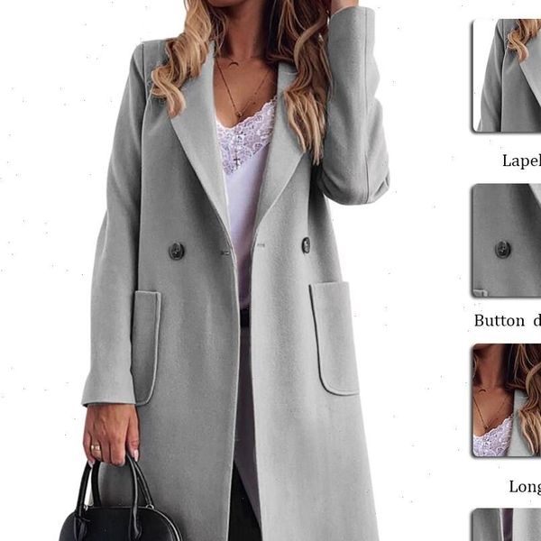 autumn winter casual solid jacket fashion women trench coat plus size coats outerwear office ladies causal long overcoat 2021new, Tan;black
autumn winter casual solid jacket fashion women trench coat plus size coats outerwear office ladies causal long overcoat 2021new, Tan;black