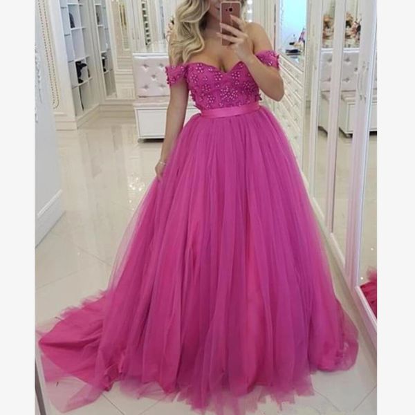 fashionable a line prom dresses custom made off shoulder applique beads long vestidos evening gowns cheap, Black
fashionable a line prom dresses custom made off shoulder applique beads long vestidos evening gowns cheap, Black