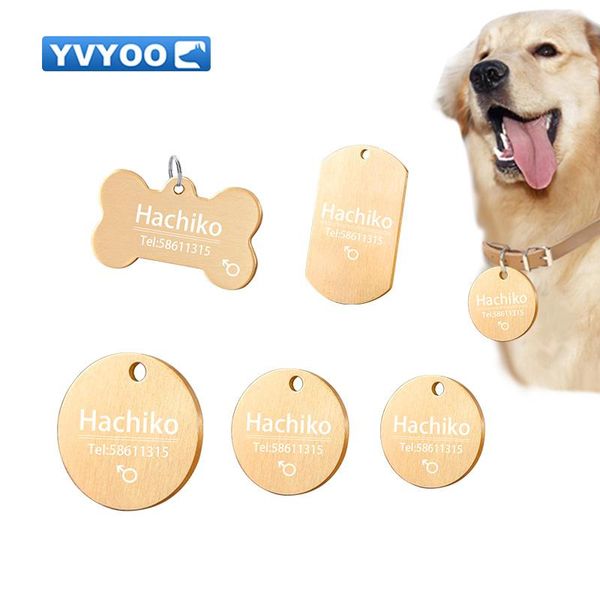 dog collars & leashes yvyoo personalized id tags brass pet for cats and dogs collar accessories tag engraved tel name
dog collars & leashes yvyoo personalized id tags brass pet for cats and dogs collar accessories tag engraved tel name