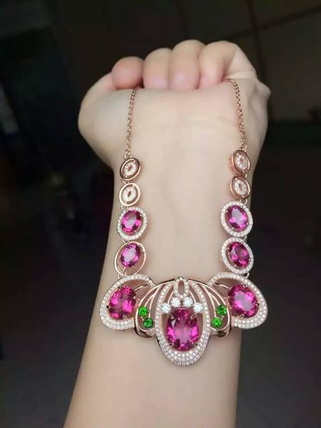natural pink z necklace natural diopside pendant necklace s925 sterling silver trendy big round women party jewelry
natural pink z necklace natural diopside pendant necklace s925 sterling silver trendy big round women party jewelry