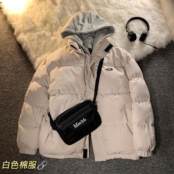 2021 new men's parkas korean streetwear thickened zipper woman warm coats winter new fashion man clothing 7u04, Black
2021 new men's parkas korean streetwear thickened zipper woman warm coats winter new fashion man clothing 7u04, Black