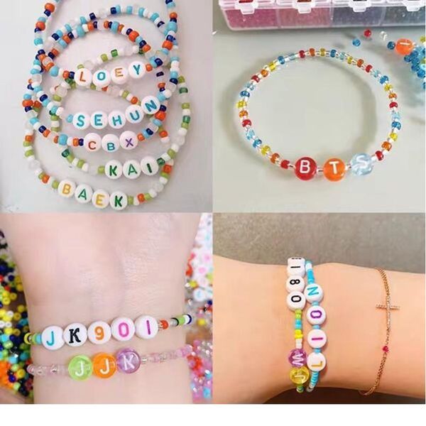 100pcs/lot 7x4mm multicolour round alphabet/ letter acrylic loose spacer beads for jewelry making diy bracelet acc qyllka
100pcs/lot 7x4mm multicolour round alphabet/ letter acrylic loose spacer beads for jewelry making diy bracelet acc qyllka