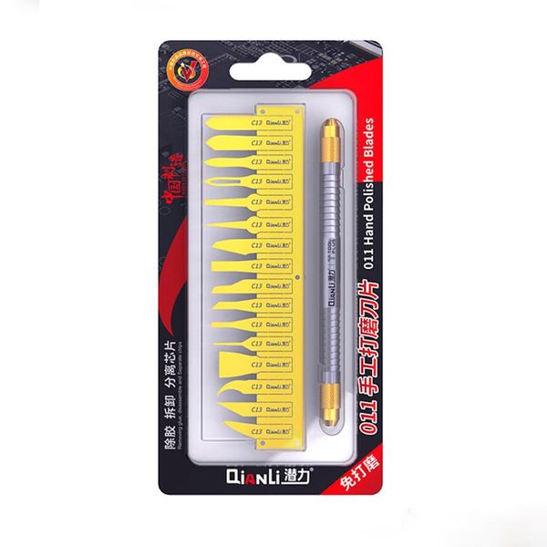 qianli 011 ic chip repair thin knife for motherboard cpu remover repair tools set
qianli 011 ic chip repair thin knife for motherboard cpu remover repair tools set