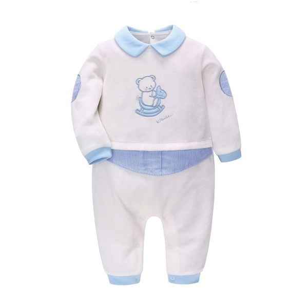 vlinder boy romper newborn clothes little gentleman long sleeves baby infant jumpsuit t200706, Blue
vlinder boy romper newborn clothes little gentleman long sleeves baby infant jumpsuit t200706, Blue