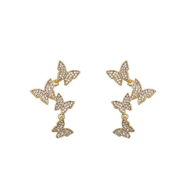 stud creative crystal earrings for women romantic valentine's day gift, Golden;silver
stud creative crystal earrings for women romantic valentine's day gift, Golden;silver