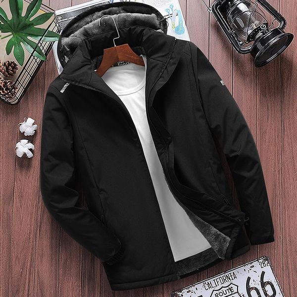 men's down & parkas boutique of 2021 cotton-padded clothes men coat quilted jacket and velvet with thick winter clothing, Black
men's down & parkas boutique of 2021 cotton-padded clothes men coat quilted jacket and velvet with thick winter clothing, Black