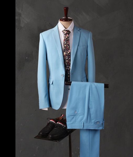men's suits & blazers 2021 latest coat pant designs light blue men suit slim fit 3 piece groom tuxedo custom prom party blazer terno ma, White;black
men's suits & blazers 2021 latest coat pant designs light blue men suit slim fit 3 piece groom tuxedo custom prom party blazer terno ma, White;black