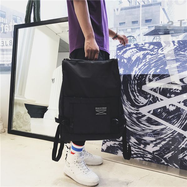 new korean solid color academic style simple leisure schoolbag computer backpack for men and women c1111
new korean solid color academic style simple leisure schoolbag computer backpack for men and women c1111