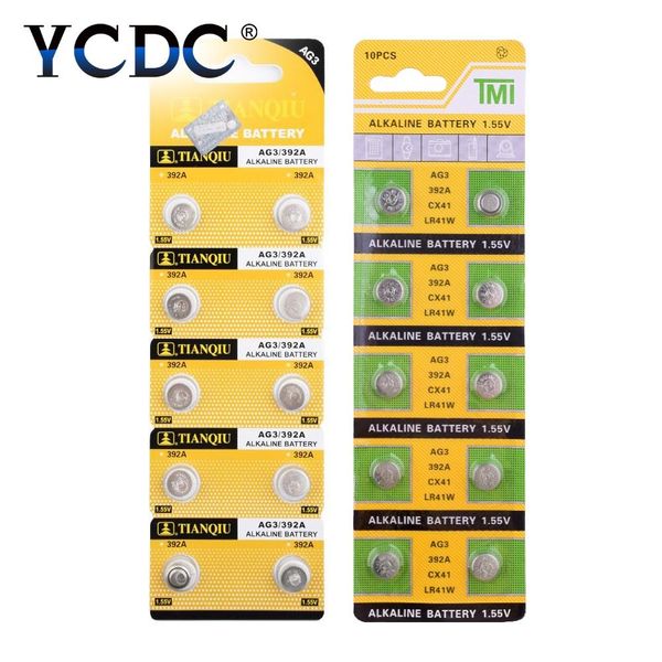 10pcs/card ag3 for watch toys remote sr41 192 cell coin alkaline battery 1.55v l736 384 sr41sw cx41 lr41 392 button batteries wmtrgb, Bronze;slivery
10pcs/card ag3 for watch toys remote sr41 192 cell coin alkaline battery 1.55v l736 384 sr41sw cx41 lr41 392 button batteries wmtrgb, Bronze;slivery