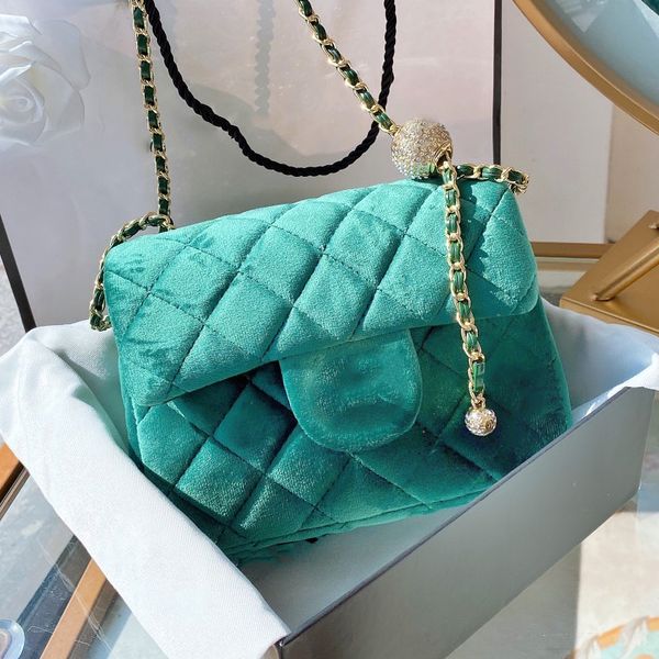 f/w new velvet womens cc bag rhinestone ball shoulder bag handbag adjustable chain shoulder strap messenger bag ing
f/w new velvet womens cc bag rhinestone ball shoulder bag handbag adjustable chain shoulder strap messenger bag ing