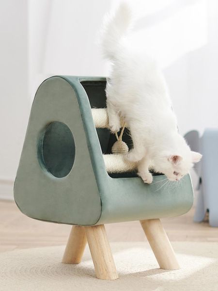 cat beds & furniture round line cat's nest sisal braided ball winter warm semi-closed straight small climbing rack solid wood fo
cat beds & furniture round line cat's nest sisal braided ball winter warm semi-closed straight small climbing rack solid wood fo