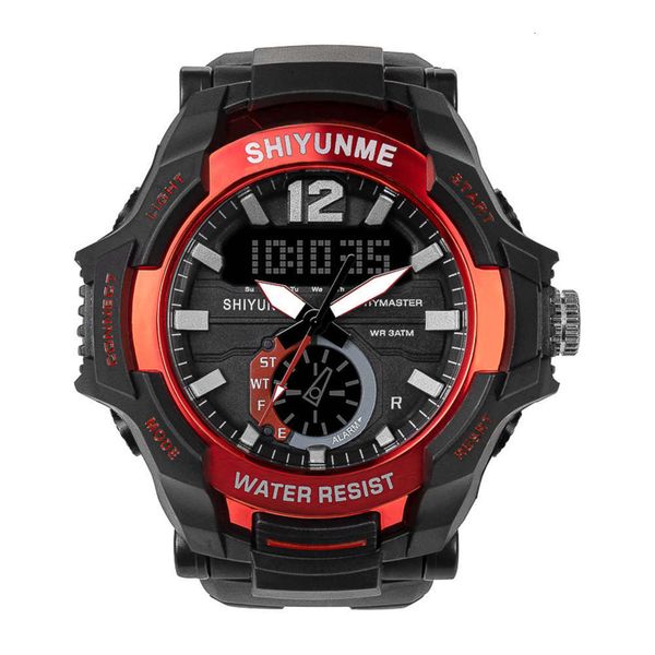 mountaineering new diving fashion multifunctional outdoor electronic double display men's waterproof watch, Slivery;brown
mountaineering new diving fashion multifunctional outdoor electronic double display men's waterproof watch, Slivery;brown