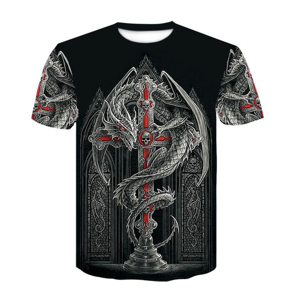 brand men clothing viking men oversized cool 3d print shirts hippie comics harajuku men clothing