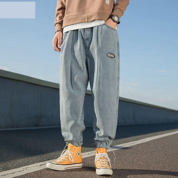 hanlu casual and jeans men's wear 2020 autumn new loose casual drawstring tied feet simple and versatile jeans men oqnxg, Blue
hanlu casual and jeans men's wear 2020 autumn new loose casual drawstring tied feet simple and versatile jeans men oqnxg, Blue