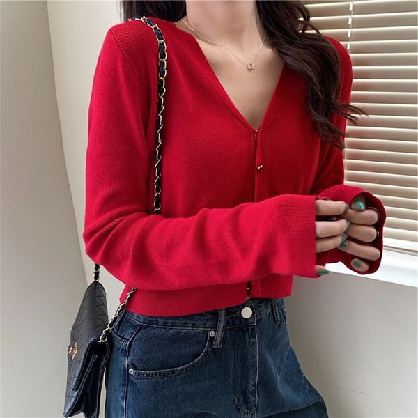 knitted cardigan thin women's spring new style air conditioning shirt red short soft shirtair conditioning shirt ncp2w, White;black
knitted cardigan thin women's spring new style air conditioning shirt red short soft shirtair conditioning shirt ncp2w, White;black