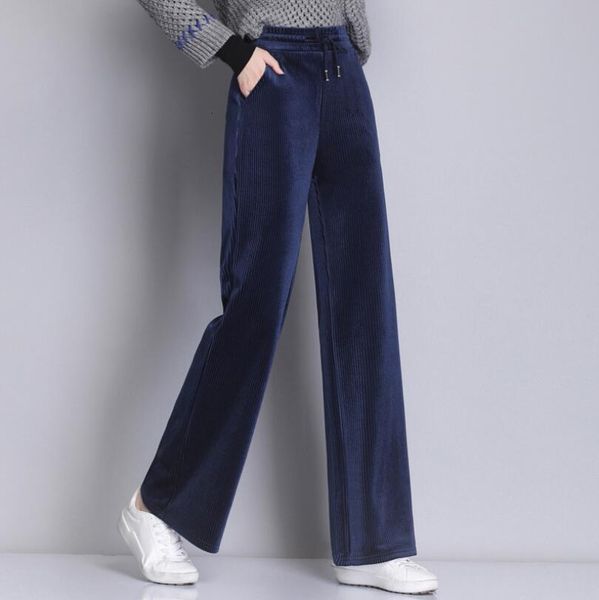 2021 autumn velvet women's high casual pants loose elastic waist thicken legs plus size p1828 djdk, Black;white
2021 autumn velvet women's high casual pants loose elastic waist thicken legs plus size p1828 djdk, Black;white