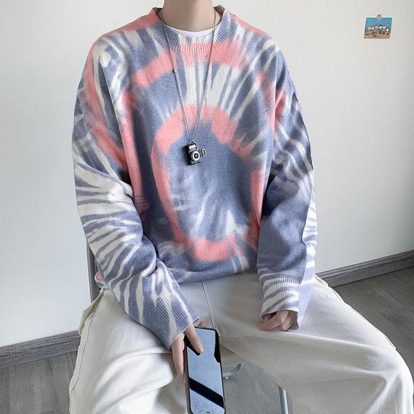 men's sweaters 2021 autumn and winter youth fashion loose hand-made tie-dye printed sweater casual all-match pullover, White;black
men's sweaters 2021 autumn and winter youth fashion loose hand-made tie-dye printed sweater casual all-match pullover, White;black