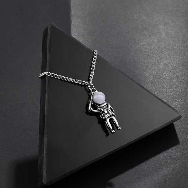 mens fashion charm silver necklace stainless steel jewelry moonstone astronaut pendant designer hip hop jewelry link chain necklaces women
mens fashion charm silver necklace stainless steel jewelry moonstone astronaut pendant designer hip hop jewelry link chain necklaces women