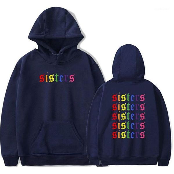 sisters rainbow printed hoodie sweatshirt vintage vogue ullzang mens hodies autumn winter hoodies fleece street hoody women men1, Black
sisters rainbow printed hoodie sweatshirt vintage vogue ullzang mens hodies autumn winter hoodies fleece street hoody women men1, Black