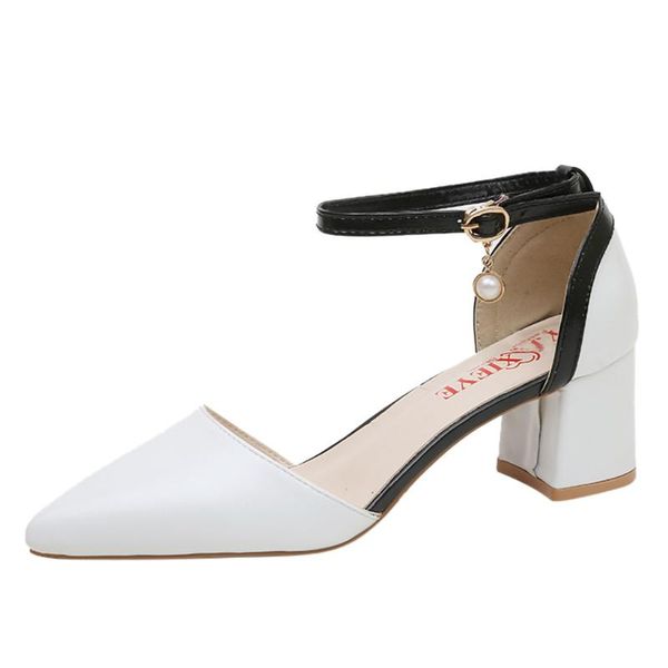 dress shoes women pointed belt buckle heeled sandals high heels fashion british wind square heel travel apr 11, Black
dress shoes women pointed belt buckle heeled sandals high heels fashion british wind square heel travel apr 11, Black