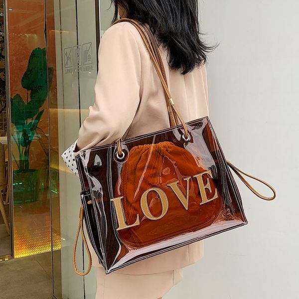 transparent jelly bag large tote bag 2020 summer new quality pvc women's designer handbag large-capacity shoulder beach
transparent jelly bag large tote bag 2020 summer new quality pvc women's designer handbag large-capacity shoulder beach