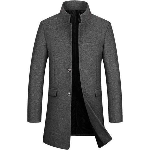 2020 autumn and winter medium length with cotton thiened coat men's woolen windbreaker, Tan;black
2020 autumn and winter medium length with cotton thiened coat men's woolen windbreaker, Tan;black