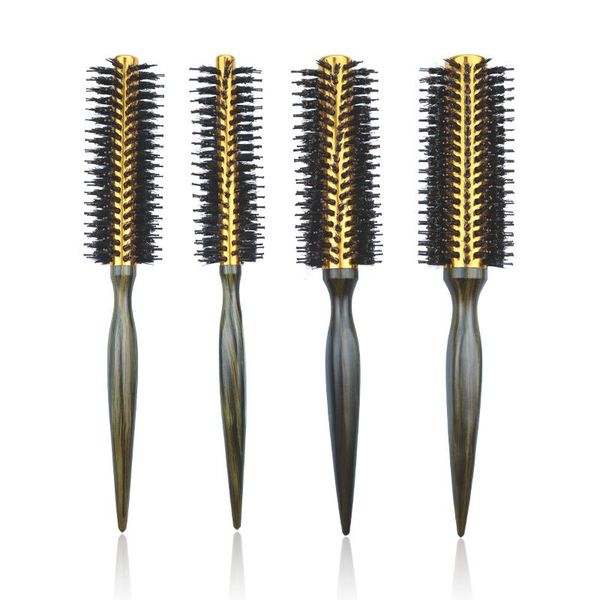 4 types straight twill hair comb natural boar bristle rolling brush round barrel blowing curling hairdressing styling tool, Silver
4 types straight twill hair comb natural boar bristle rolling brush round barrel blowing curling hairdressing styling tool, Silver