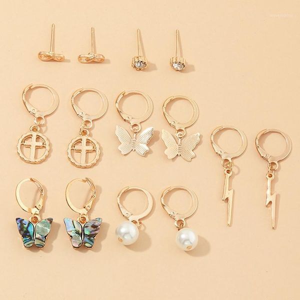 new crystal cross tiny hoop earrings for women fashion gold rose butterfly star set cartilage earrings charm jewelry1, Golden;silver
new crystal cross tiny hoop earrings for women fashion gold rose butterfly star set cartilage earrings charm jewelry1, Golden;silver