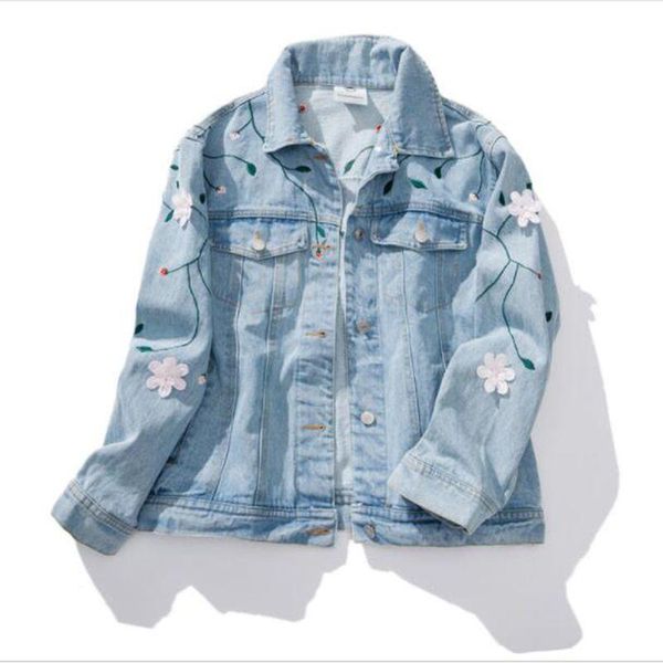 plus size xl-5xl jean jacket women casual long sleeved flower embroidery short coat autumn basic denim outerwear casaco feminina, Black;brown
plus size xl-5xl jean jacket women casual long sleeved flower embroidery short coat autumn basic denim outerwear casaco feminina, Black;brown