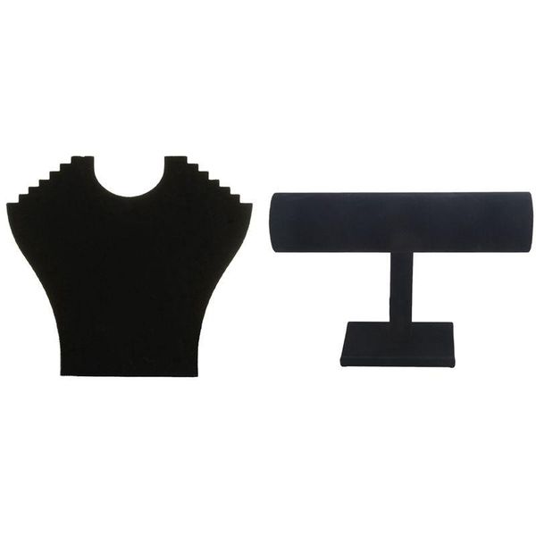 2 pcs display support tfiber velvet presentation chain necklace holder black, Pink;blue
2 pcs display support tfiber velvet presentation chain necklace holder black, Pink;blue