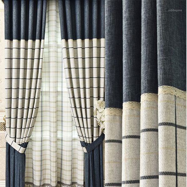 curtain & drapes custom curtains for living room bedroom stitching cotton linen plaid northern european-style fabric1
curtain & drapes custom curtains for living room bedroom stitching cotton linen plaid northern european-style fabric1