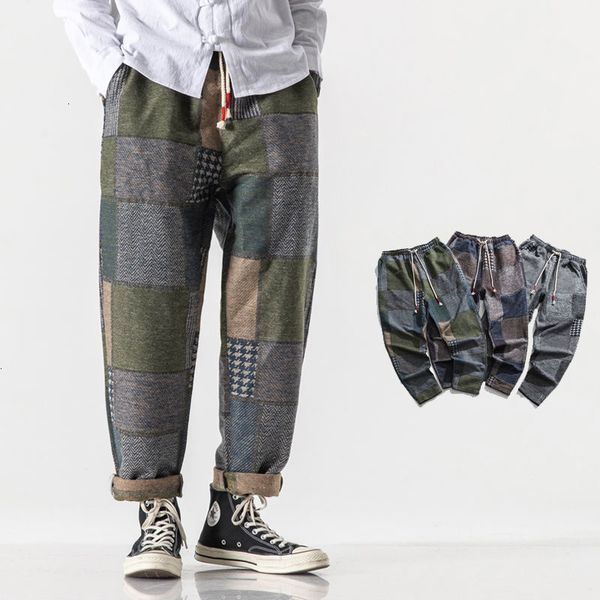 2021 men's casual oversize winter new chinese style thickened warm trousers woman vintage streetwear pants clothing x247, Black
2021 men's casual oversize winter new chinese style thickened warm trousers woman vintage streetwear pants clothing x247, Black