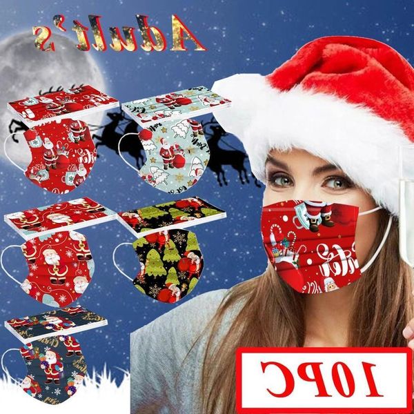 10pcs zchristmas face mask disposable santa 3ply earloops facemask mascarillas navidad tapabocas mascherine masque
10pcs zchristmas face mask disposable santa 3ply earloops facemask mascarillas navidad tapabocas mascherine masque