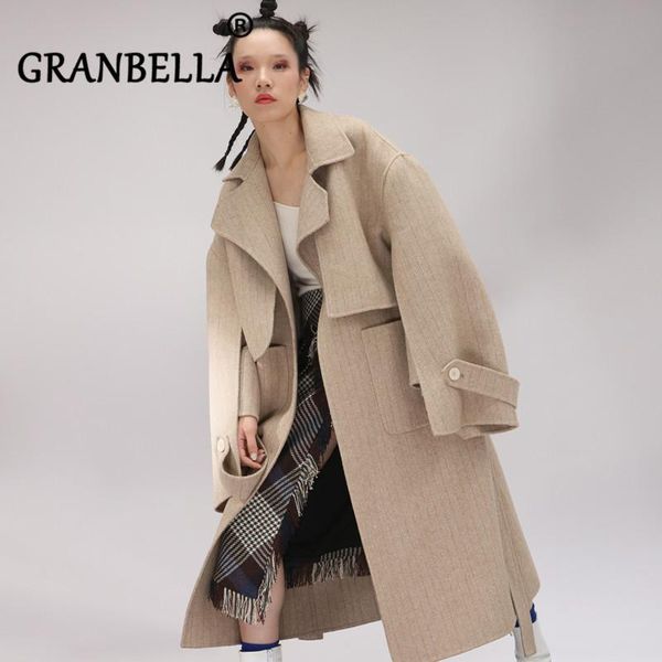women's wool & blends autumn winter fashion coats women coat lazy oaf long chunky warm western style loose lace-up, Black
women's wool & blends autumn winter fashion coats women coat lazy oaf long chunky warm western style loose lace-up, Black