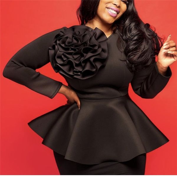 women black blouses shirts long sleeves front big flower peplum slim autumn party fashion elegant lady bluas drop shipping y200403, White
women black blouses shirts long sleeves front big flower peplum slim autumn party fashion elegant lady bluas drop shipping y200403, White