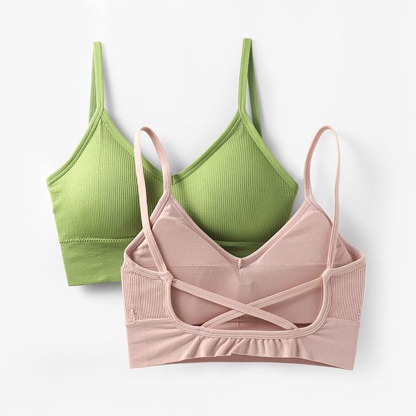 3Pieces/Lot Women Crop Tops Seamless Underwear U Back Crop Top Female Streetwear Sleeveless Tank Top Sexy Lingerie Padded Camisole, Black
3Pieces/Lot Women Crop Tops Seamless Underwear U Back Crop Top Female Streetwear Sleeveless Tank Top Sexy Lingerie Padded Camisole, Black