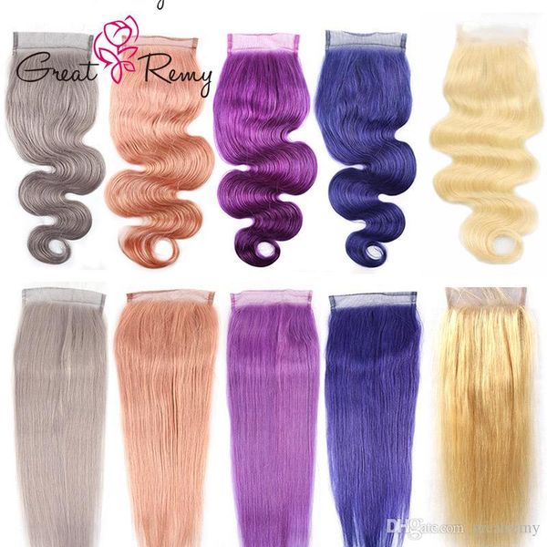 greatremy human hair closure straight body wave blonde pink purple blue gray colorful lace closure virgin hair closure 4x4, Black;brown
greatremy human hair closure straight body wave blonde pink purple blue gray colorful lace closure virgin hair closure 4x4, Black;brown