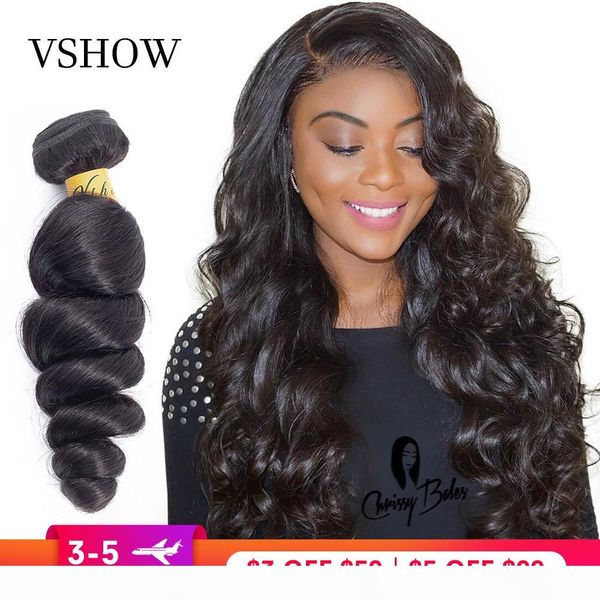 vshow hair brazilian loose wave bundles 100% remy hair extensions natural black 1 3 4 bundles deal human hair loose wave bundles, Black;brown
vshow hair brazilian loose wave bundles 100% remy hair extensions natural black 1 3 4 bundles deal human hair loose wave bundles, Black;brown