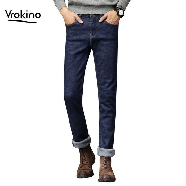 new 2020 men's winter warm jeans casual thick stretch denim men's trousers black blue1, Blue
new 2020 men's winter warm jeans casual thick stretch denim men's trousers black blue1, Blue