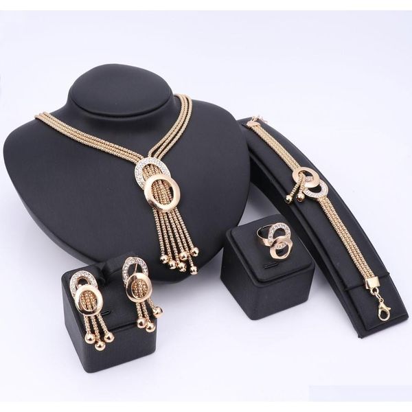 african jewelry sets women wedding gold plated crystal tassel necklace fashion bridal ring bracelet earrings accessories v6r04, Slivery;golden
african jewelry sets women wedding gold plated crystal tassel necklace fashion bridal ring bracelet earrings accessories v6r04, Slivery;golden