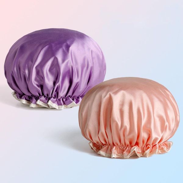 shower caps 1pc adjust waterproof cap bath hat double layer women products bathroom accessories tool
shower caps 1pc adjust waterproof cap bath hat double layer women products bathroom accessories tool