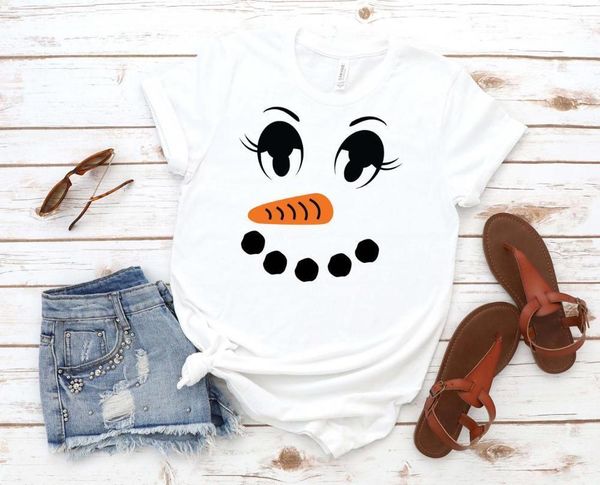 snowman face print women tshirt cotton funny t shirt gift for lady yong girl street tee a-1061, White
snowman face print women tshirt cotton funny t shirt gift for lady yong girl street tee a-1061, White