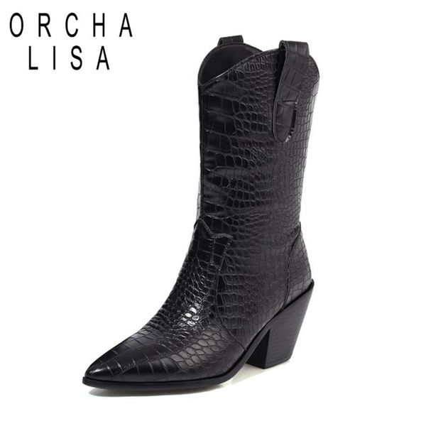 orchalisa winter warm mid-calf boots pointed toe 7cm chunky heels pu slip-on solid big size 34-48 yellow red black daily c2061
orchalisa winter warm mid-calf boots pointed toe 7cm chunky heels pu slip-on solid big size 34-48 yellow red black daily c2061