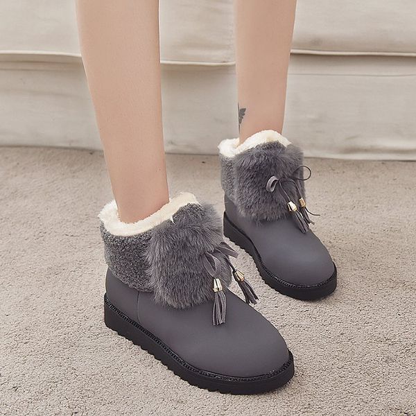 winter snow boots casual fashion tassels warm brushed and thi fashion boots round-toeshoes lady shoes -40, Black
winter snow boots casual fashion tassels warm brushed and thi fashion boots round-toeshoes lady shoes -40, Black