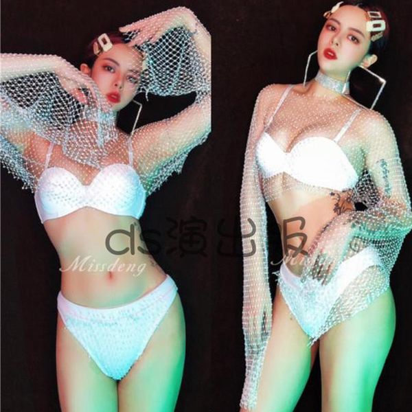 stage wear fashion nightclub bar female singer jazz dance performance costume split white bikini rhinestone mesh blouse set dwy4440, Black;red
stage wear fashion nightclub bar female singer jazz dance performance costume split white bikini rhinestone mesh blouse set dwy4440, Black;red