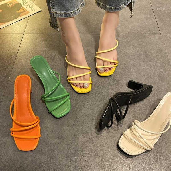 slippers summer mules women shoes elegant square toe high heels comfort female outdoor slides 5 colour1, Black
slippers summer mules women shoes elegant square toe high heels comfort female outdoor slides 5 colour1, Black