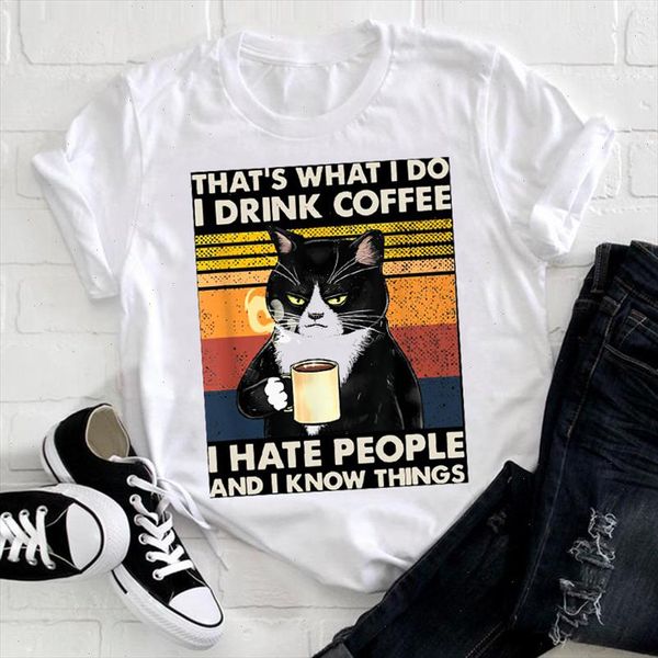women cute cat coffee face summer spring short sleeve clothing lady clothes print tshirt female tee ladies graphic t shirt, White
women cute cat coffee face summer spring short sleeve clothing lady clothes print tshirt female tee ladies graphic t shirt, White
