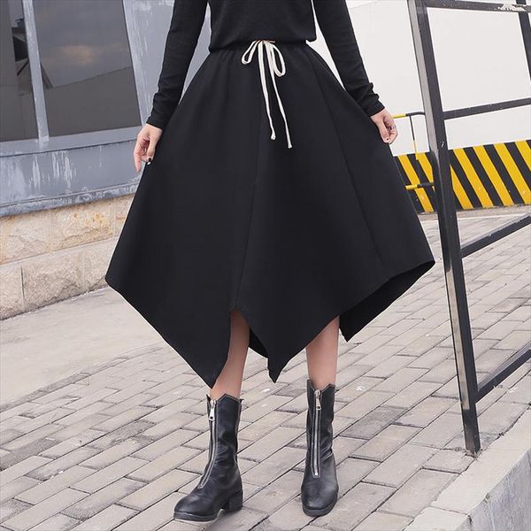 2020 spring summer new products fashion solid color high waist irregular a word long irregular skirt women pb265, Black
2020 spring summer new products fashion solid color high waist irregular a word long irregular skirt women pb265, Black