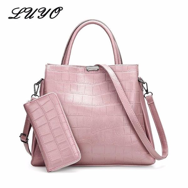 luyo fashion alligator women leather handbags big tote bag women coin purses and handbags clutches set shoulder bags sac a main
luyo fashion alligator women leather handbags big tote bag women coin purses and handbags clutches set shoulder bags sac a main